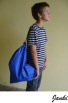 Pytlík do školy přes rameno - modrý